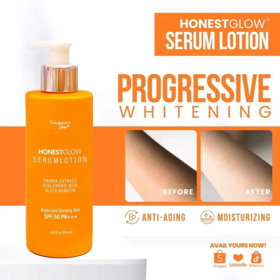 Honest Glow Serum Lotion SPF50 PA+++ (250ml)