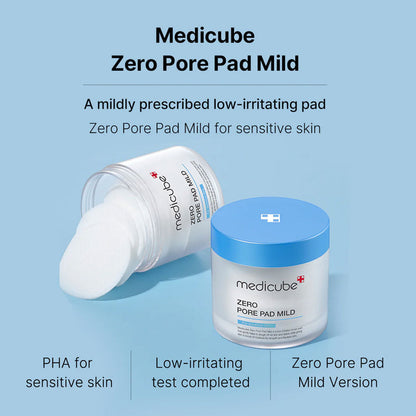 Medicube Zero Pore Pad Mild (for sensitive skin)