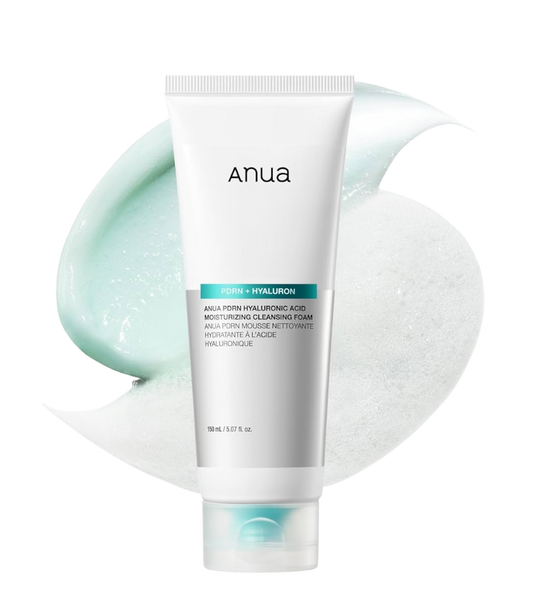 Anua PDRN Hyaluronic Acid Moisturizing Cleansing Foam (150ml)