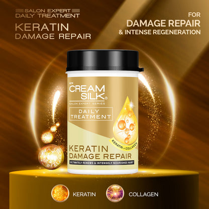 CREAM SILK Daily Treatment Keratin Damage Repair (650ml)