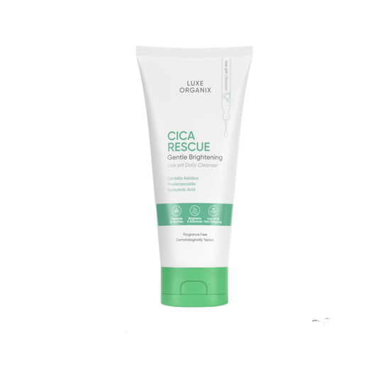 Luxe Organix Cica Rescue Gentle Brightening Daily Cleanser (150mg)