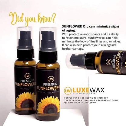 LUXE WAX Premium Sunflower Oil (50ml)