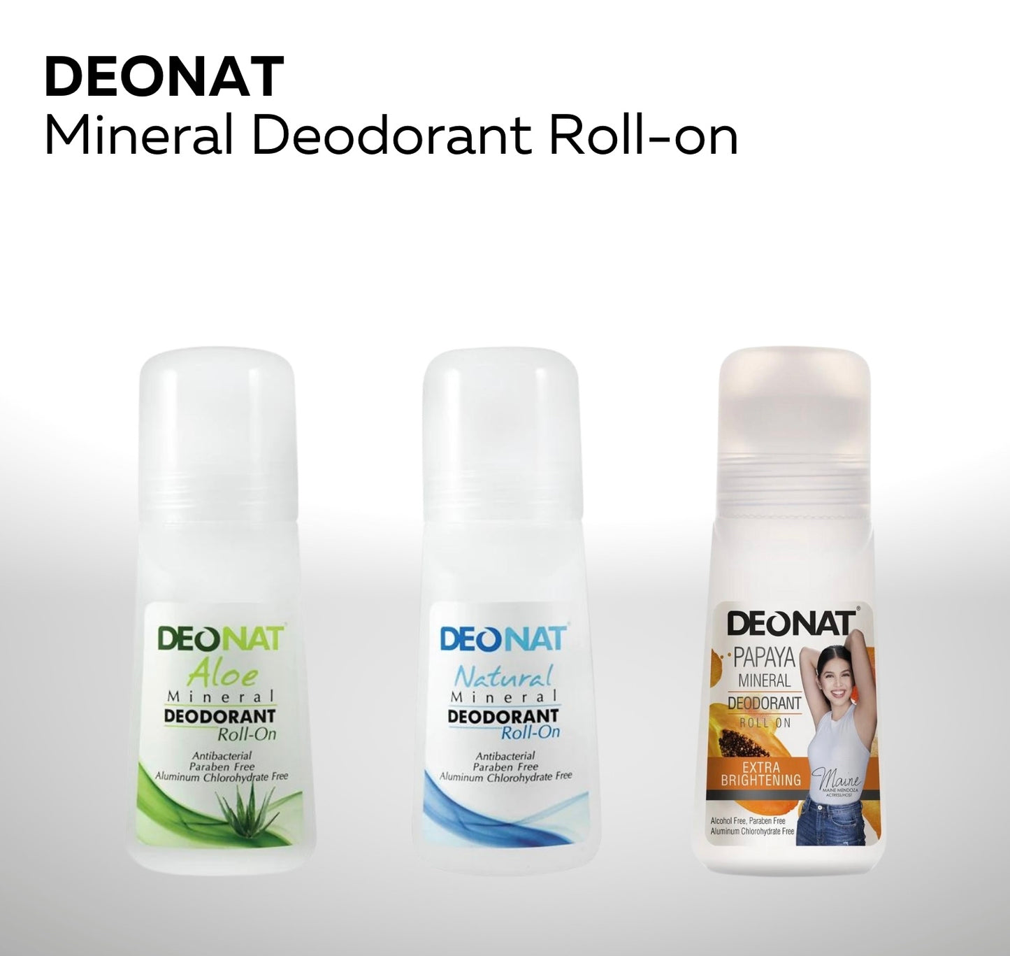 Deonat Mineral Deodorant Roll-on (65ml)