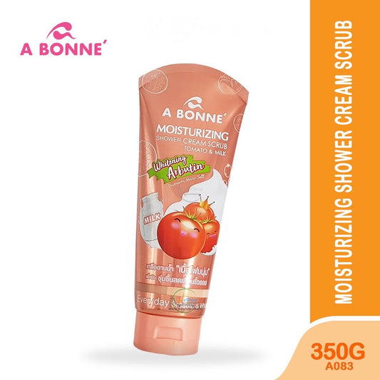 A Bonne Moisturizing Shower Cream Scrub Tomato & Milk (350gm)