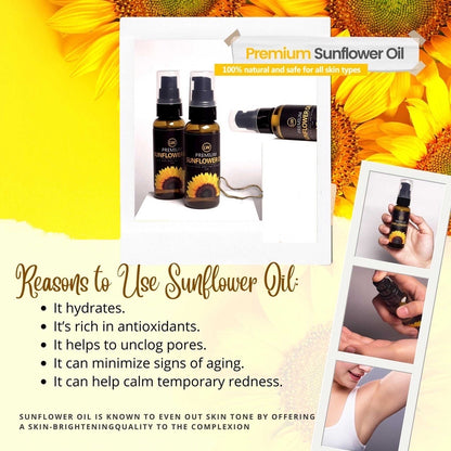 LUXE WAX Premium Sunflower Oil (50ml)