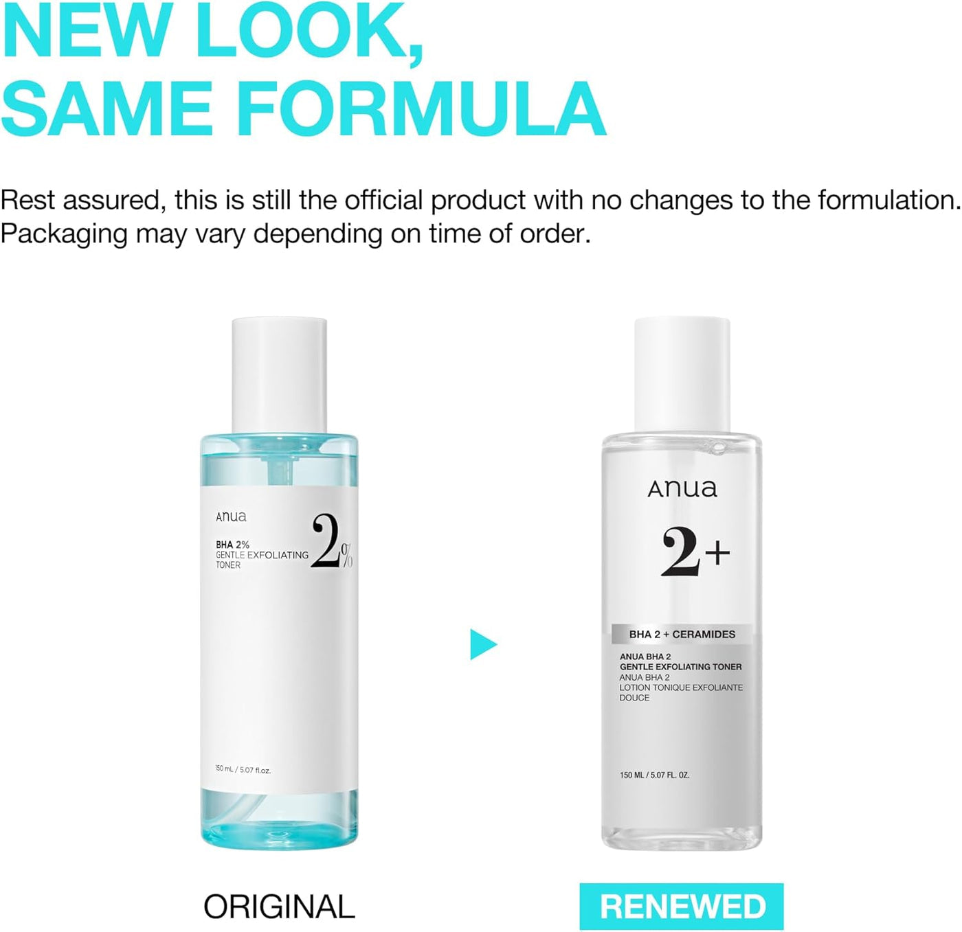 Anua BHA 2% + Ceramides Gentle Exfoliating Toner (150ml)