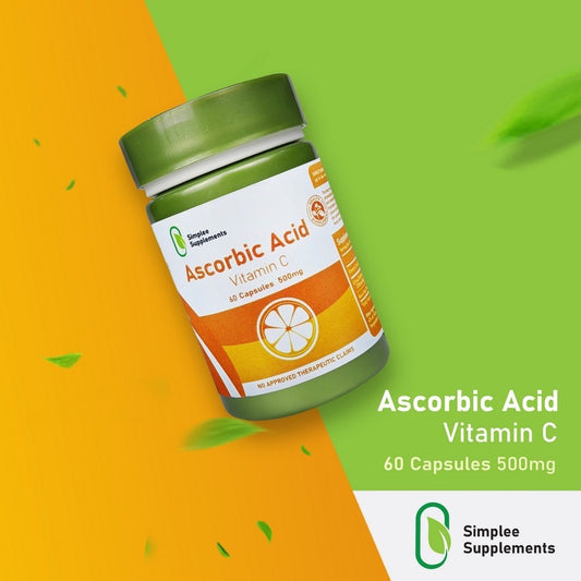 Simplee Supplements Ascorbic Acid 500mg (60caps)
