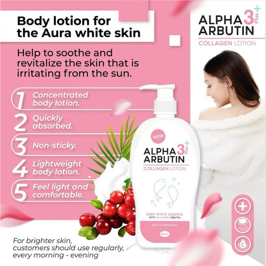 Precious Skin Alpha Arbutin 3Plus+Collagen Lotion (500ml)