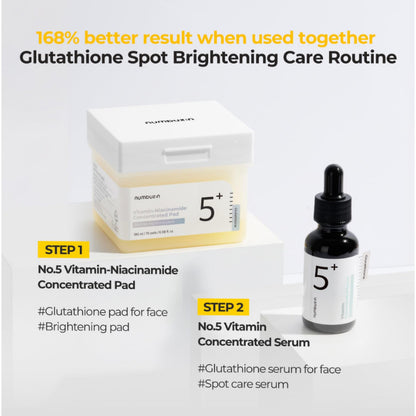 Numbuzin No.5+ Vitamin-Niacinamide Pad (180ml)