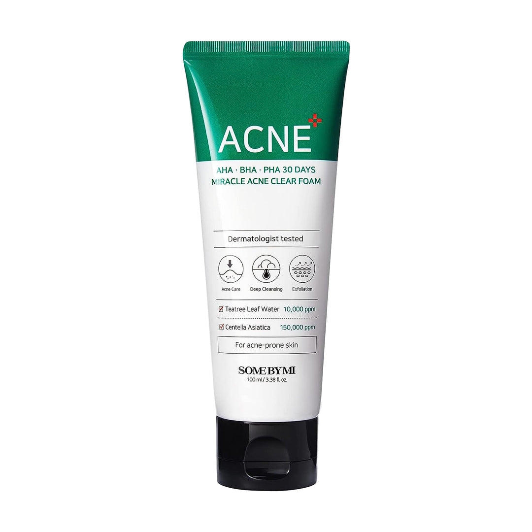 Some By Mi AHA BHA PHA 30Days Miracle Acne Clear Foam (100ml)