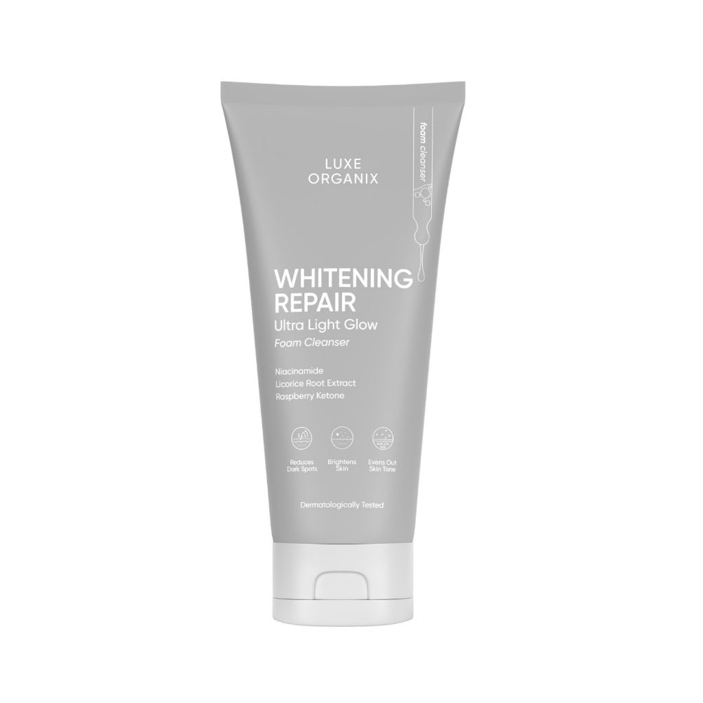 Luxe Organix Whitening Repair Ultra Light Glow Foam Cleanser (150ml)