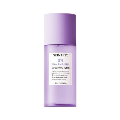 Skintific AHA BHA PHA Exfoliating Toner (80ml)