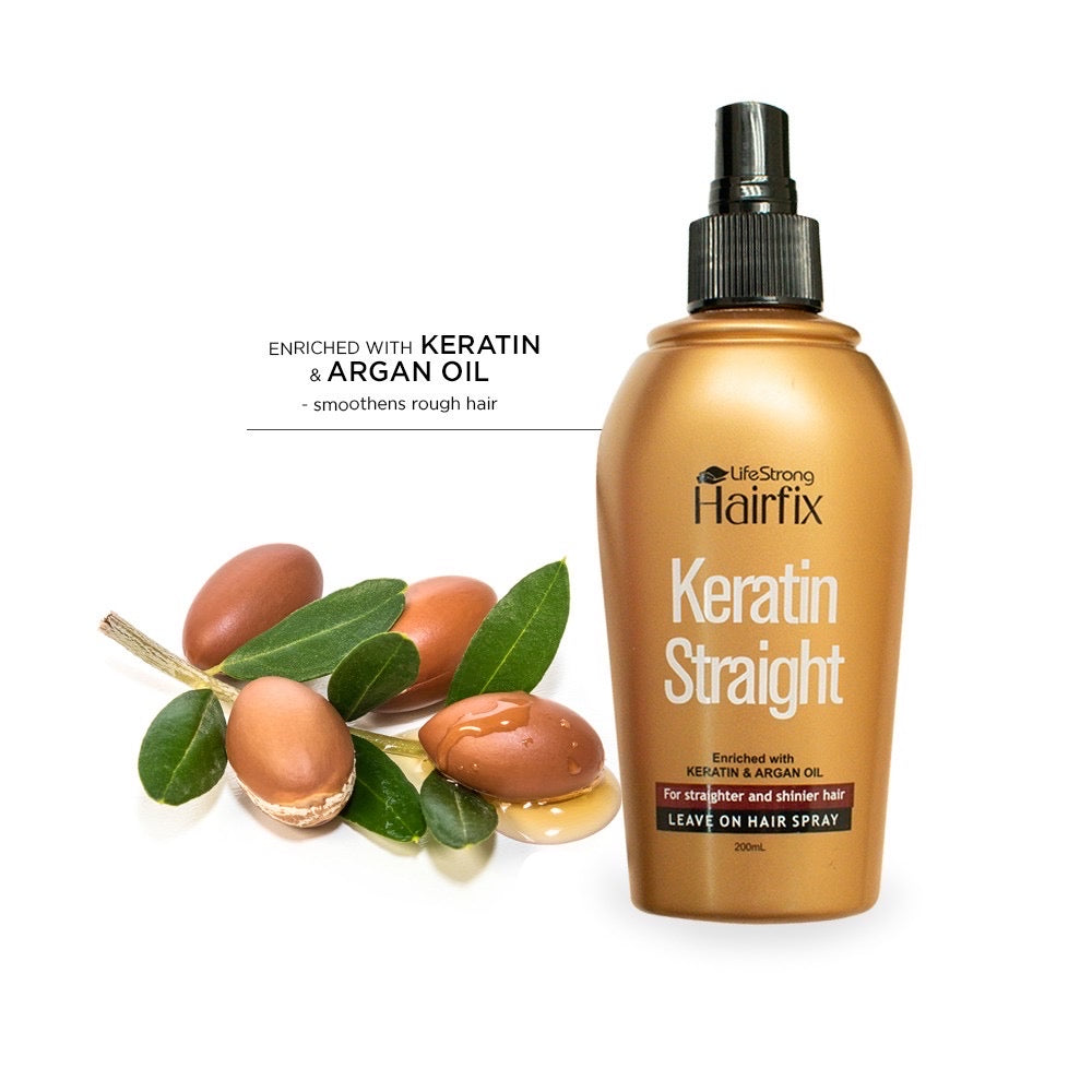 Hairfix Keratin Straight Leave On Hair Spray (200ml)