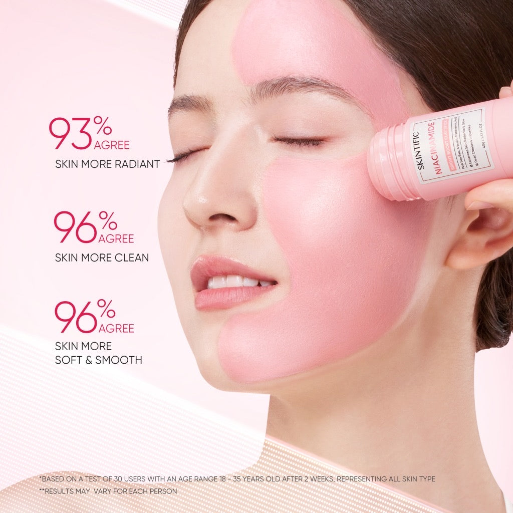 Skintific Niacinamide Bright Boost Clay Stick