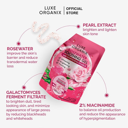 Luxe Organix Rosewater Soothing Gel (100ml)