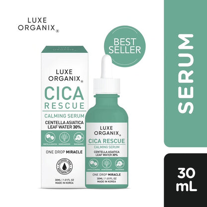 Luxe Organix Cica Rescue Calming Serum (30ml)