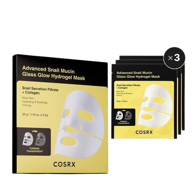 COSRX Advanced Snail Mucin Glass Glow Hydrogel Mask