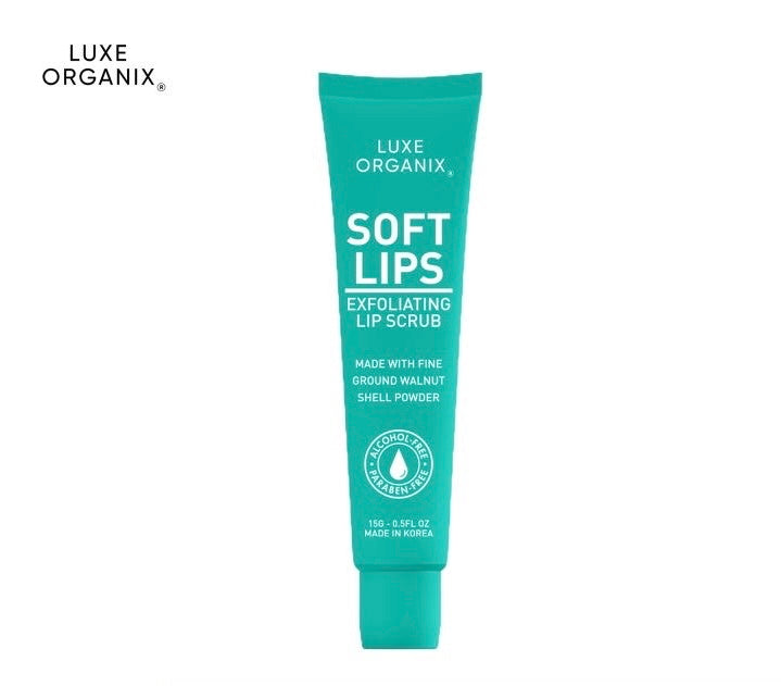 Luxe Organix Soft Lips Exfoliating Scrub + Soft Lips Sleeping Mask Power Duo Set