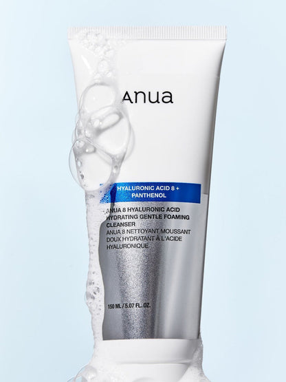Anua Hyaluronic Acid 8 + Panthenol Gentle Foaming Cleanser (150ml)