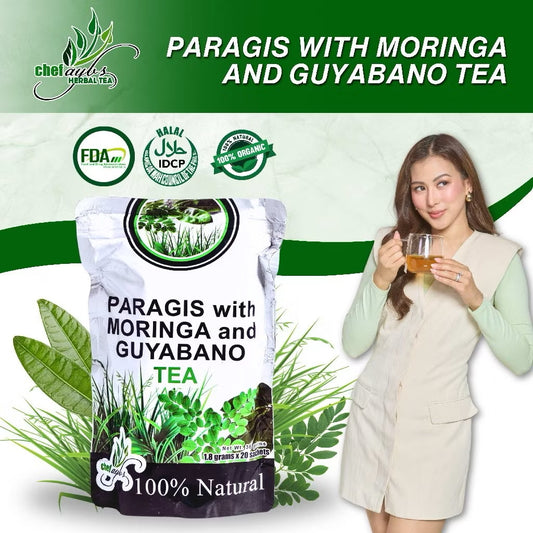 Chef Aybs Paragis with Moringa and Guyabano Herbal Tea (40s)