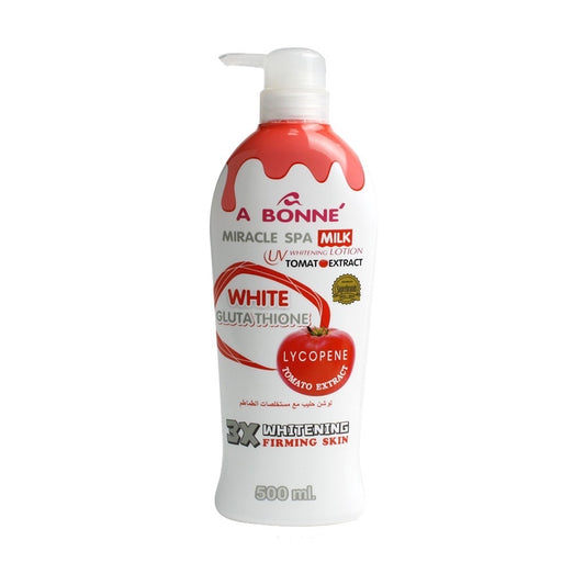 A Bonne Miracle Spa Milk UV Whitening Lotion with Tomato Extract (500ml)
