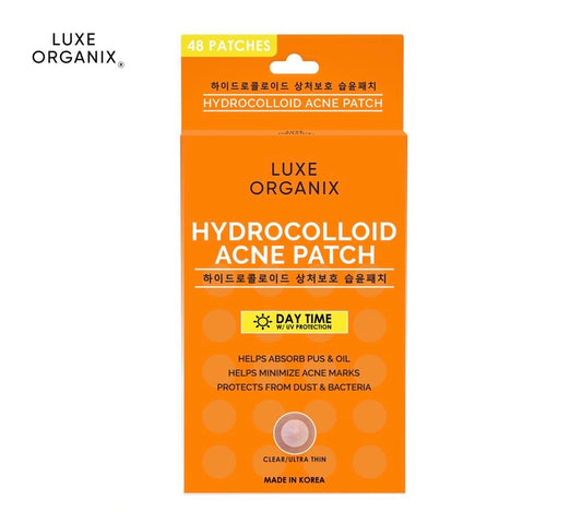 Luxe Organix Hydrocolloid Acne Patch Day Time (48pcs)