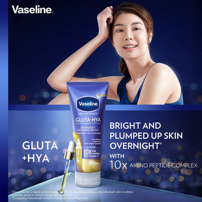 Vaseline Gluta-Hya Serum Burst Lotion Overnight Radiance Repair (300ml)