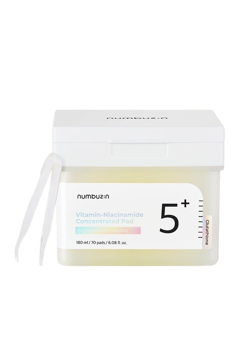 Numbuzin No.5+ Glutathione Vitamin Concentrated Toner Pads (70pads)