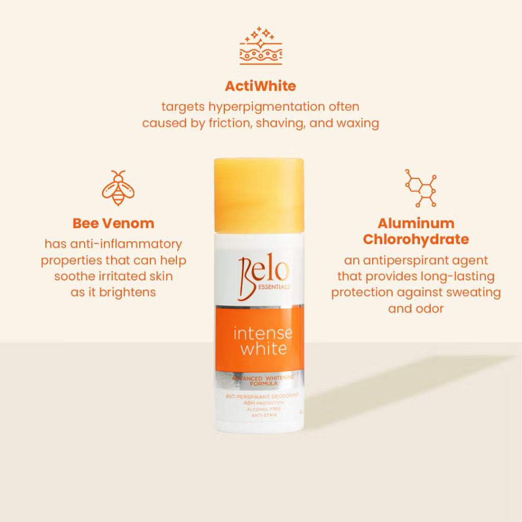 Belo Intense White Anti-Perspirant Deodorant Roll On (40ml)