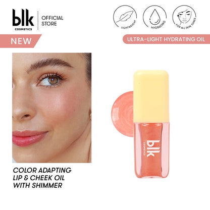 BLK Cosmetics Fresh Color Adapting Lip&Cheek Oil with Shimmer