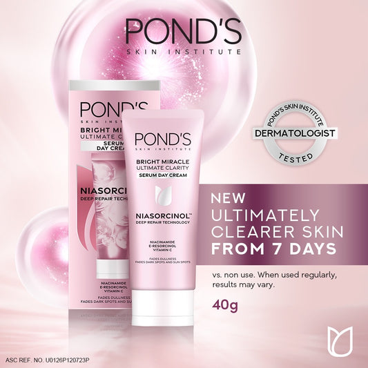 POND’S Bright Ultimate Clarity Miracle Serum Day Cream (40gm)