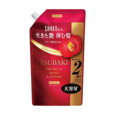 Shiseido Tsubaki Premium Volume & Repair Shampoo Refill (600ml)