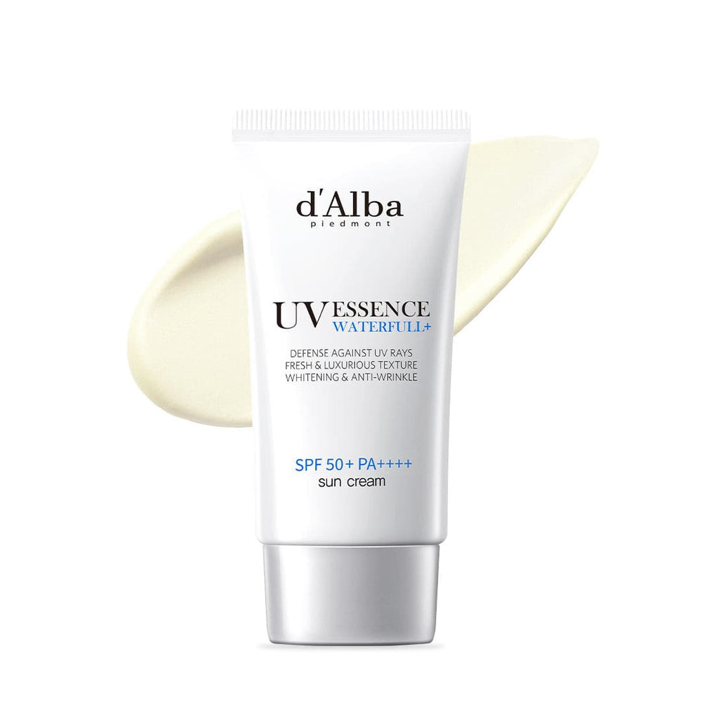 d Alba UV Essence Waterfull + Whitening - Anti Wrinkle SPF50+