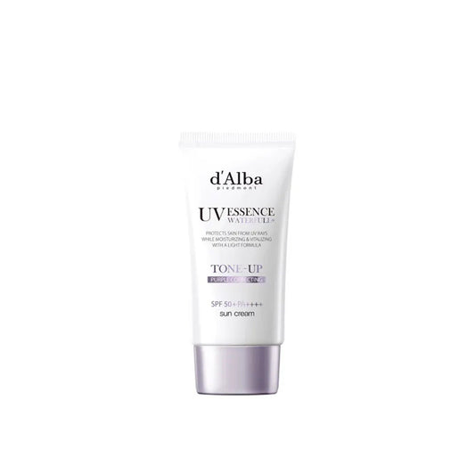 d Alba UV Essence Waterfull Tone-Up Purple Correcting Sun Cream SPF50+