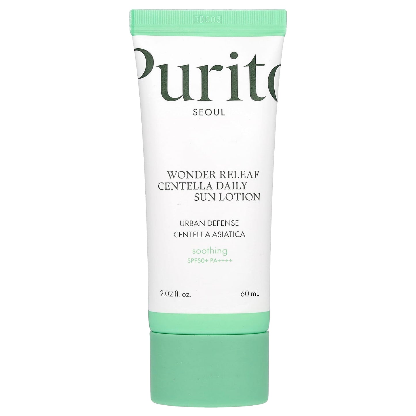 Purito Wonder Releaf Centella Daily Sun Lotion SPF50+ (60ml)