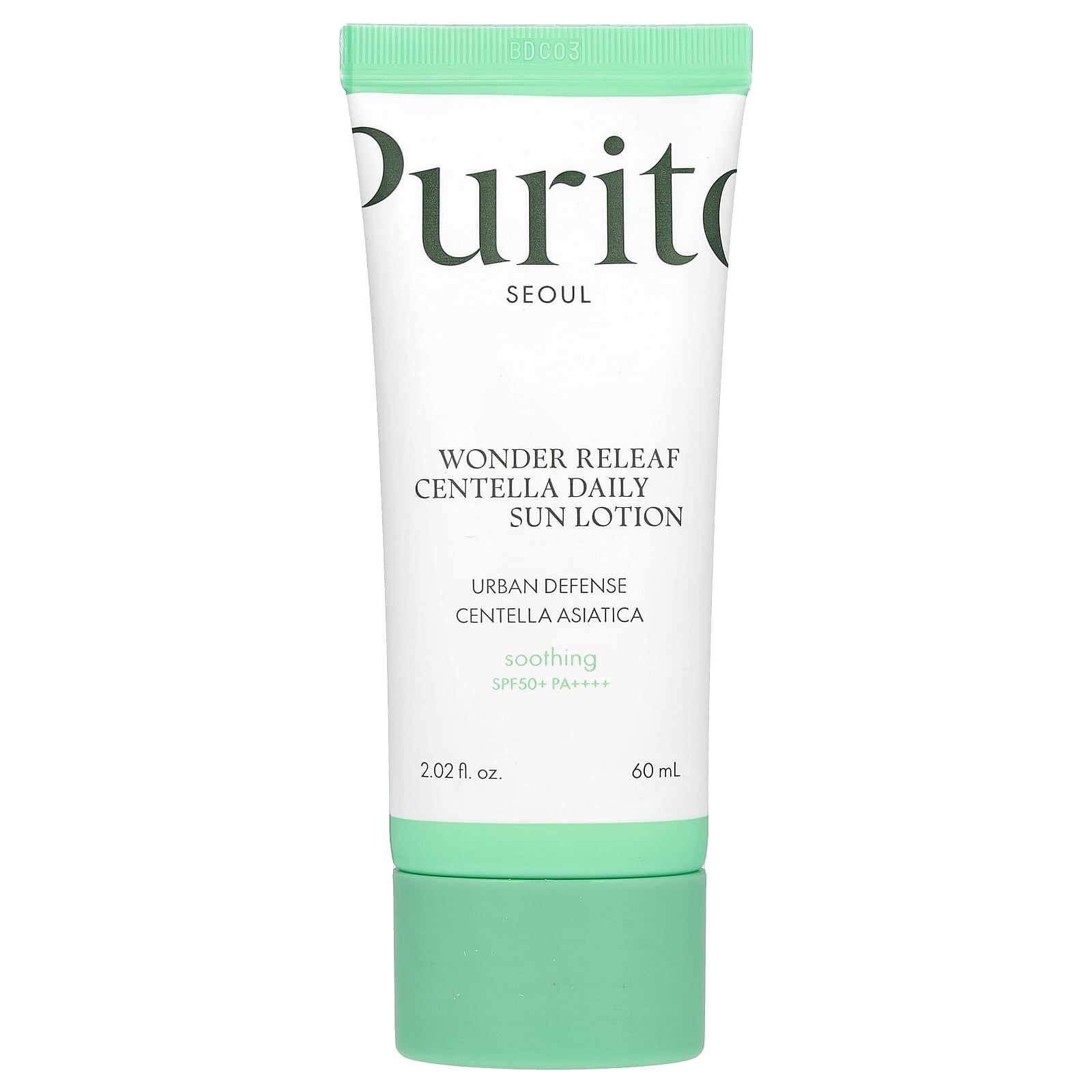Purito Wonder Releaf Centella Daily Sun Lotion SPF50+ (60ml)