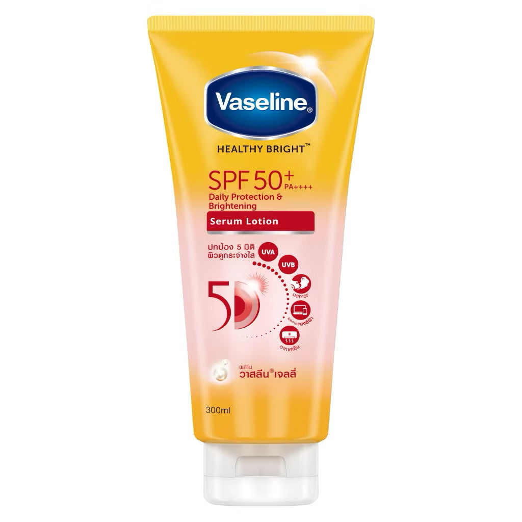 Vaseline SPF50+ Daily Protection and Brightening Serum Lotion (290ml)