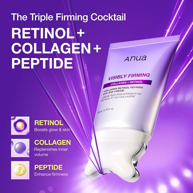 Anua Visibly Firming Collagen+Retinol Gua Sha Cream (80ml)