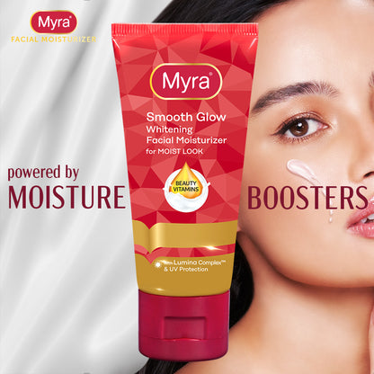 Myra Smooth Glow Whitening Facial Moisturizer (40ml)