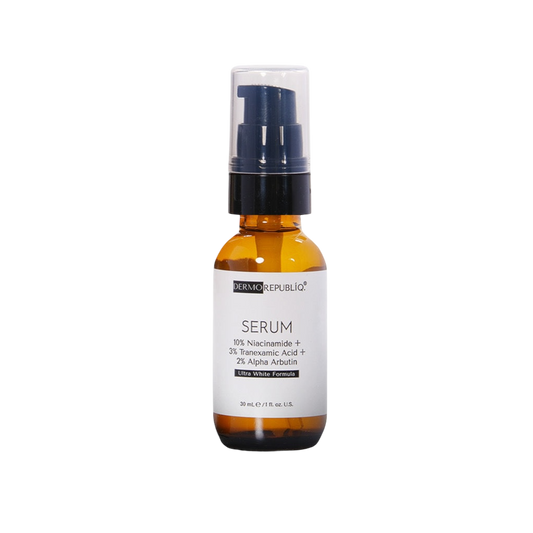Dermorepubliq 10% Niacinamide + 3% Tranexamic Acid + 2% Alpha Arbutin Ultra White Serum (30ml)