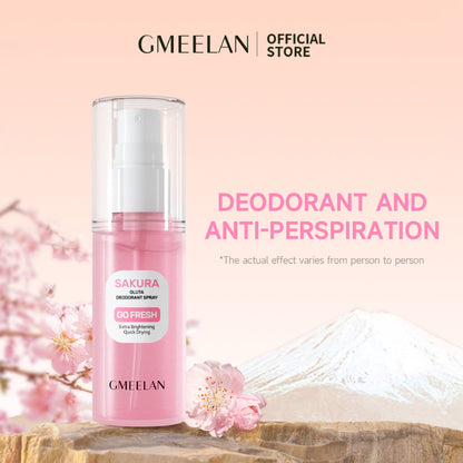 GMEELAN Sakura Gluta Deodorant Spray Go Fresh