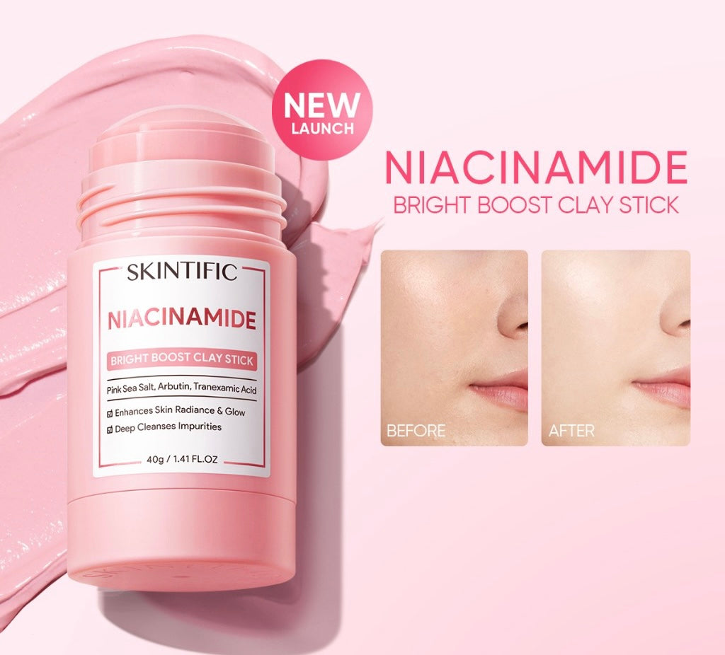 Skintific Niacinamide Bright Boost Clay Stick