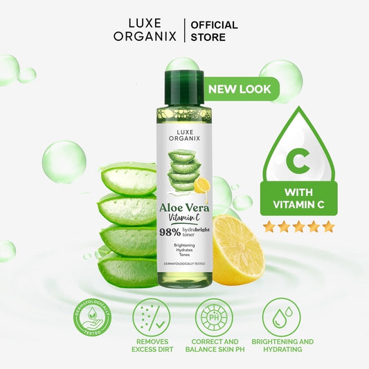 Luxe Organix Aloe Vera Vitamin C Hydrabright Toner (150ml)