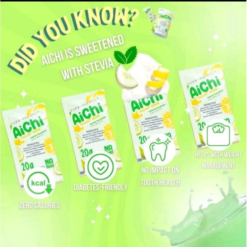 Aichi Yogurt Drink Lemon+ Cucumber (10sachets)