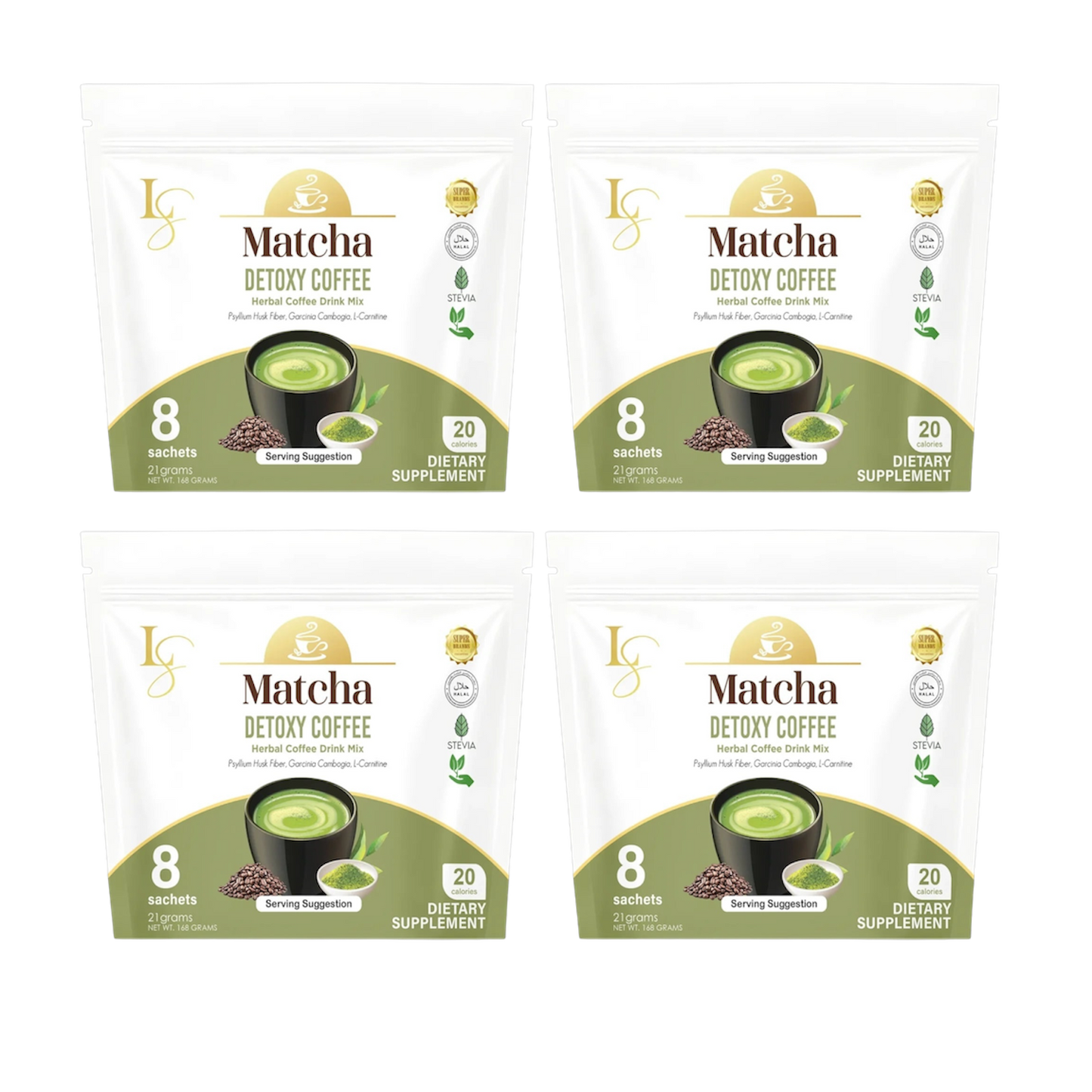 LS Matcha Detoxy Coffee (Bundle of 4)