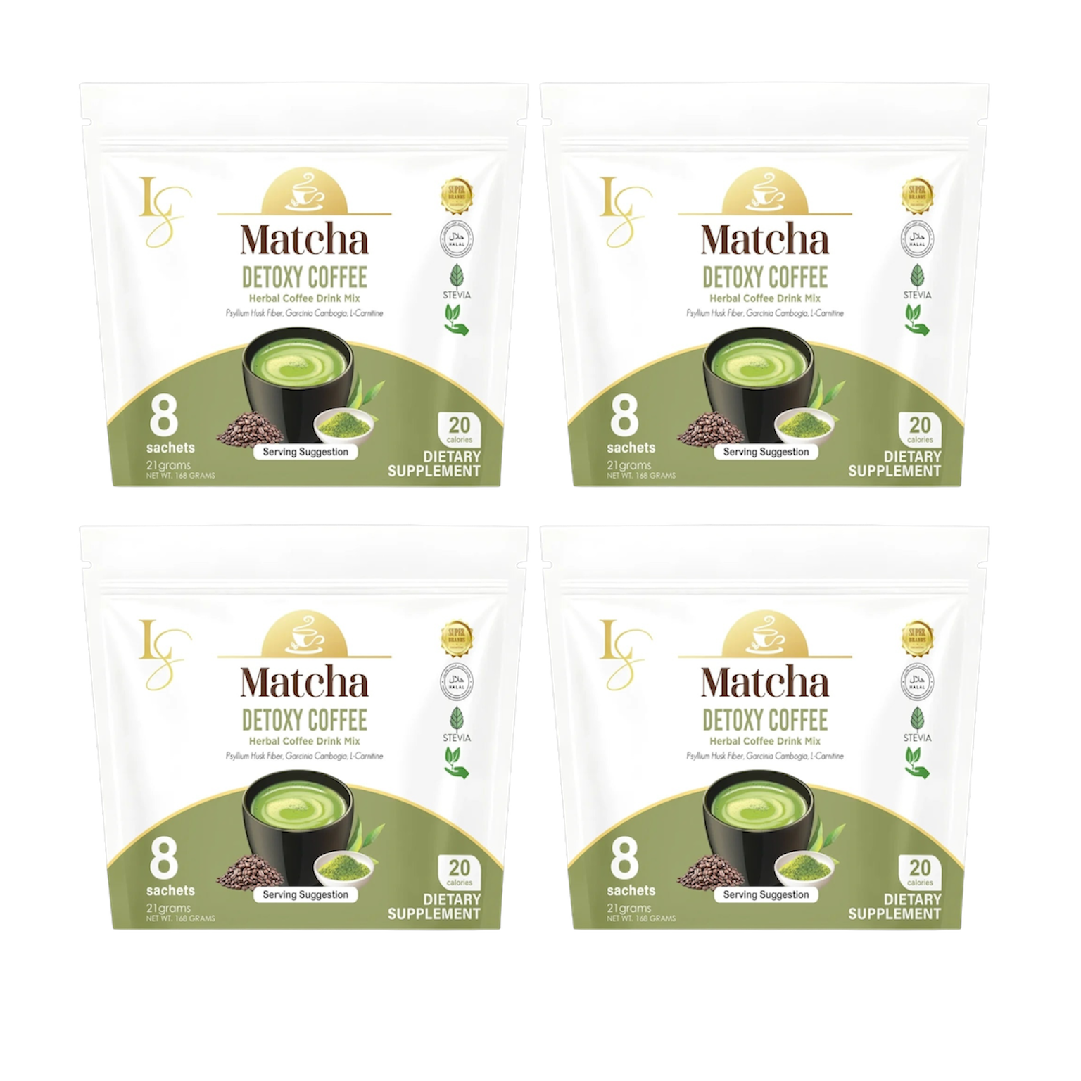 LS Matcha Detoxy Coffee (Bundle of 4)