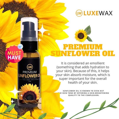 LUXE WAX Premium Sunflower Oil (50ml)