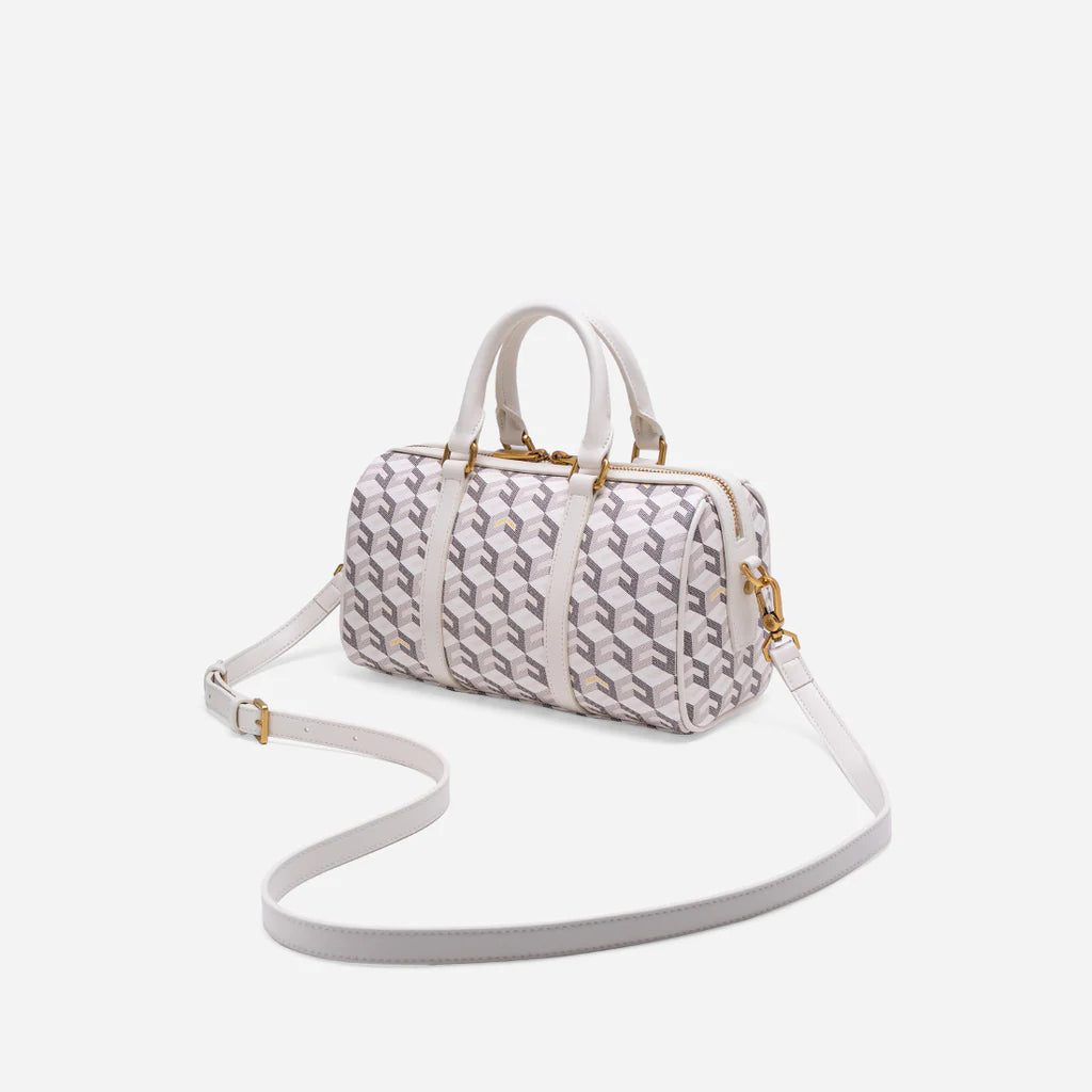Christy Ng Enzo Mini Duffle Bag White