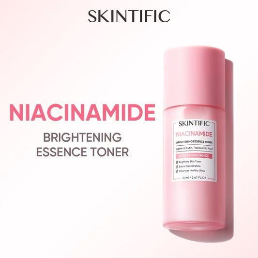 SKINTIFIC Niacinamide Brightening Essence Toner Hydrate Moisturize Skincare (80ml)