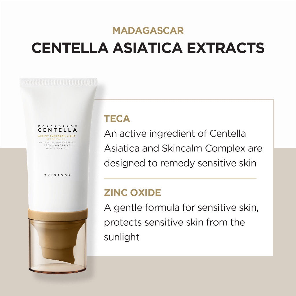 SKIN1004 Madagascar Centella Air-Fit Suncream Light SPF30 PA++++ (50ml)